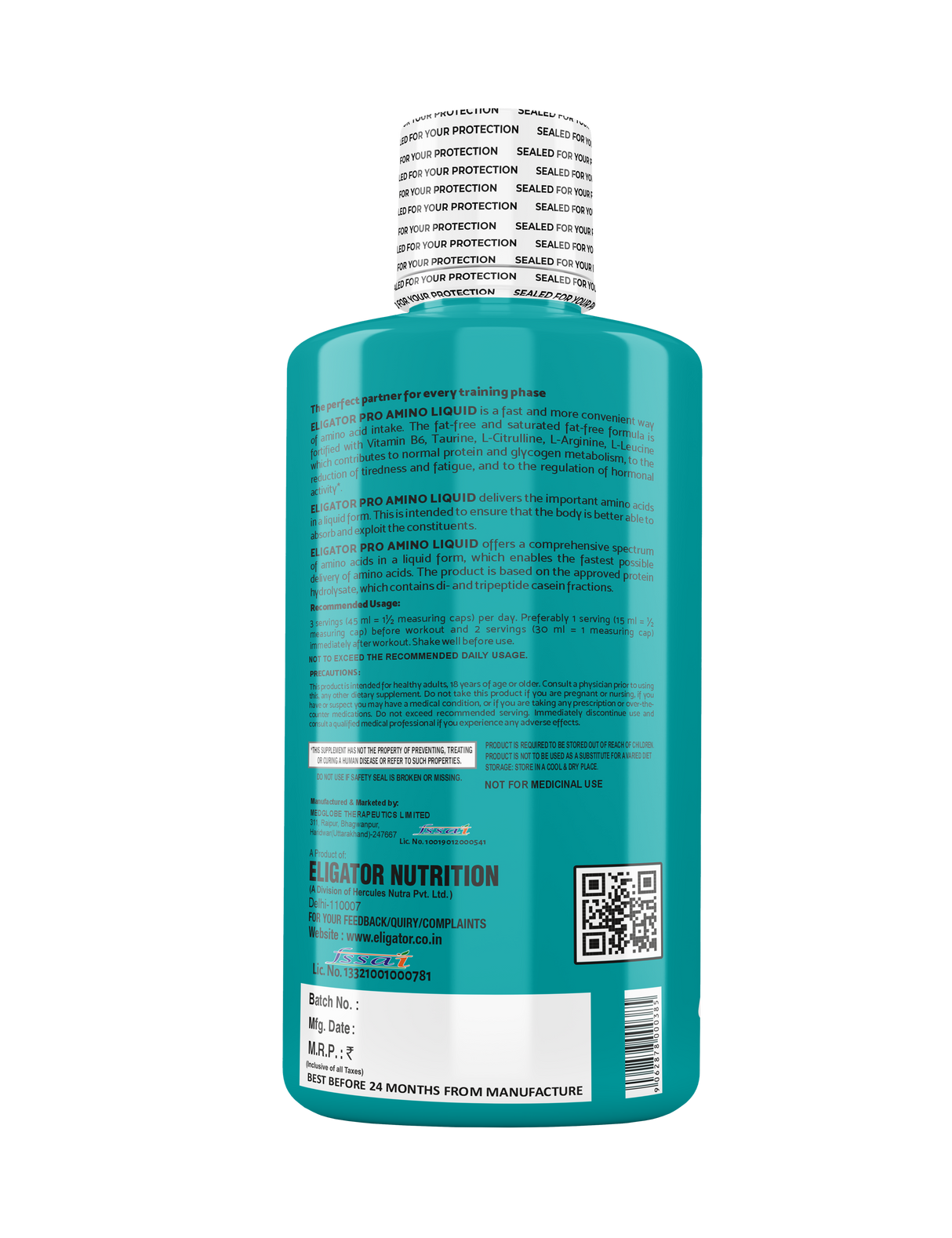 Eligator Pro Amino Liquid – 66 SERVING – Cola Blast