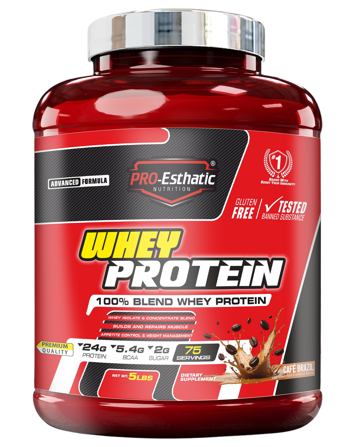 Pro-Esthatic Whey Protein 5lbs 75 Servings