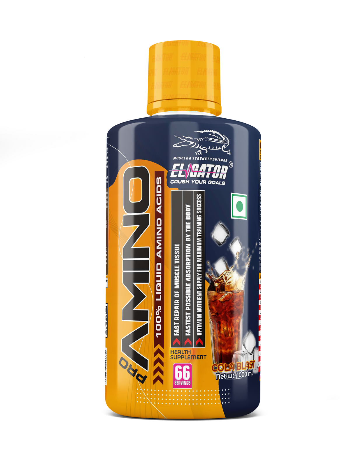 Eligator Pro Amino Liquid – 66 SERVING – Cola Blast
