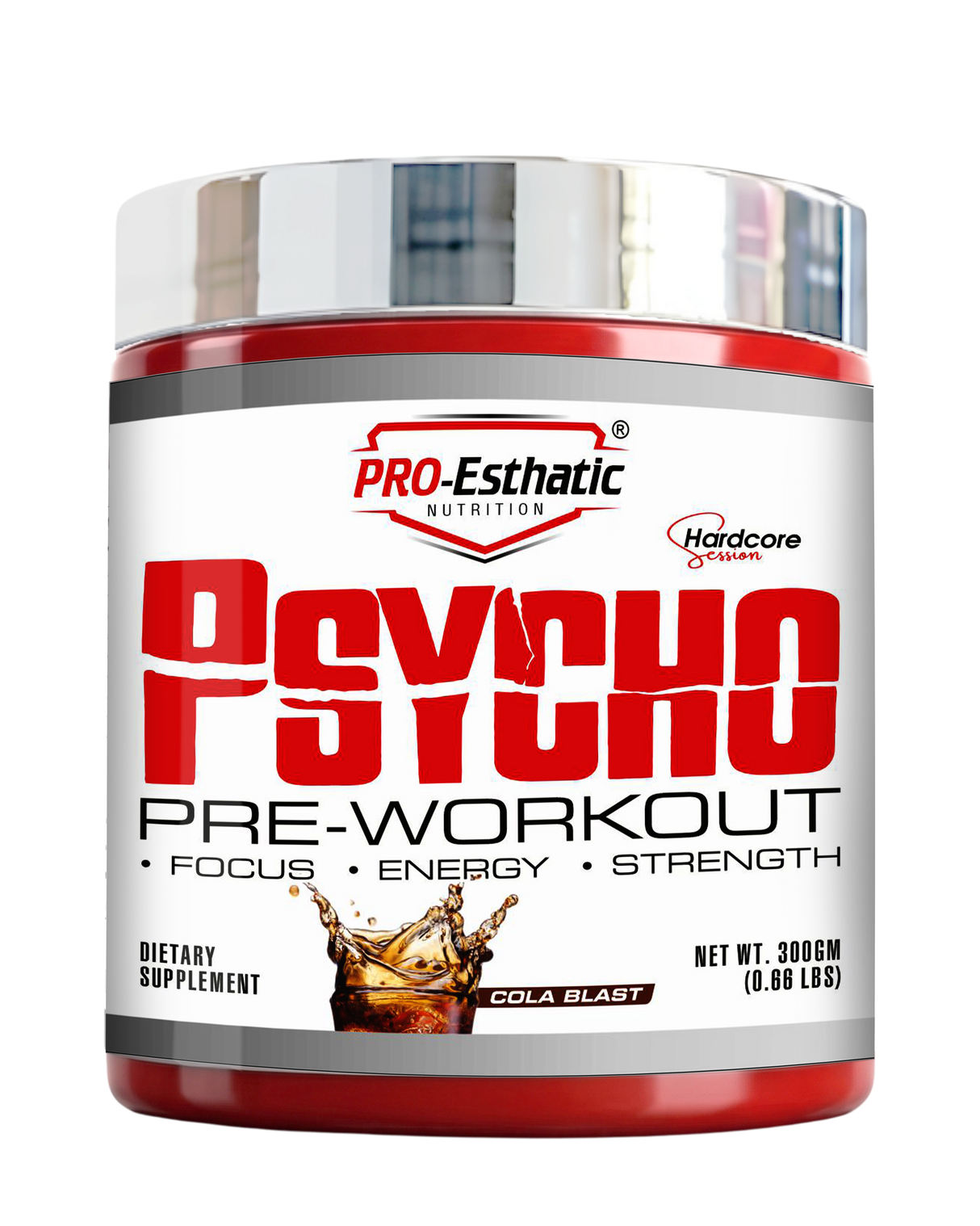 Pro Esthatic Psycho PreWorkout 0.66lbs (300gm) 40 Servings