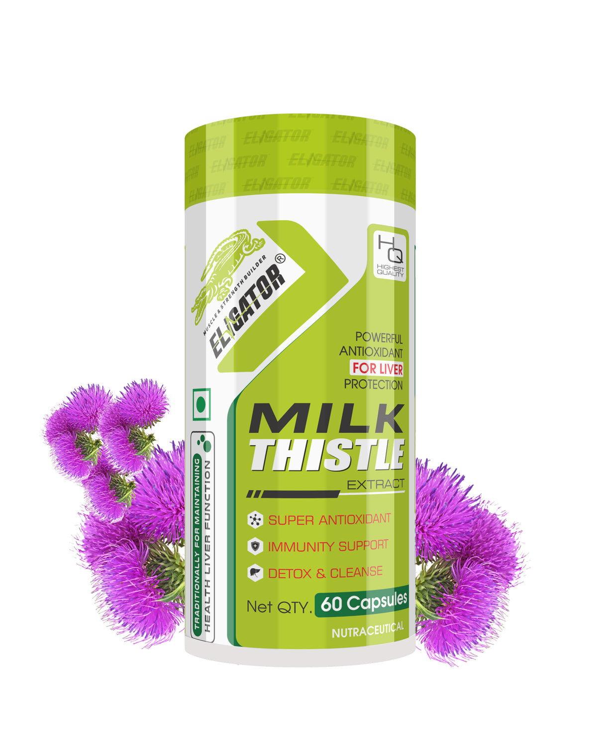 Eligator Milk Thistle 60 Capsules