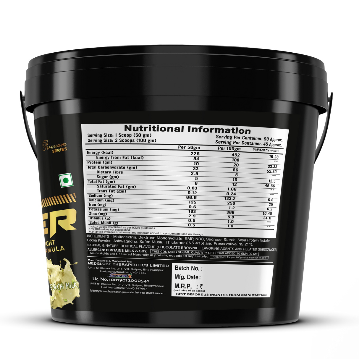 Eligator Premium Series Super Mass Gainer 4.5kg