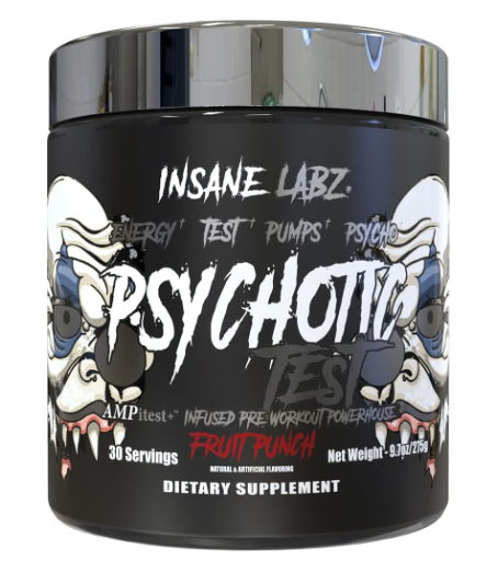 Insane Labz Psychotic Test, 30 Servings, Fruit Punch