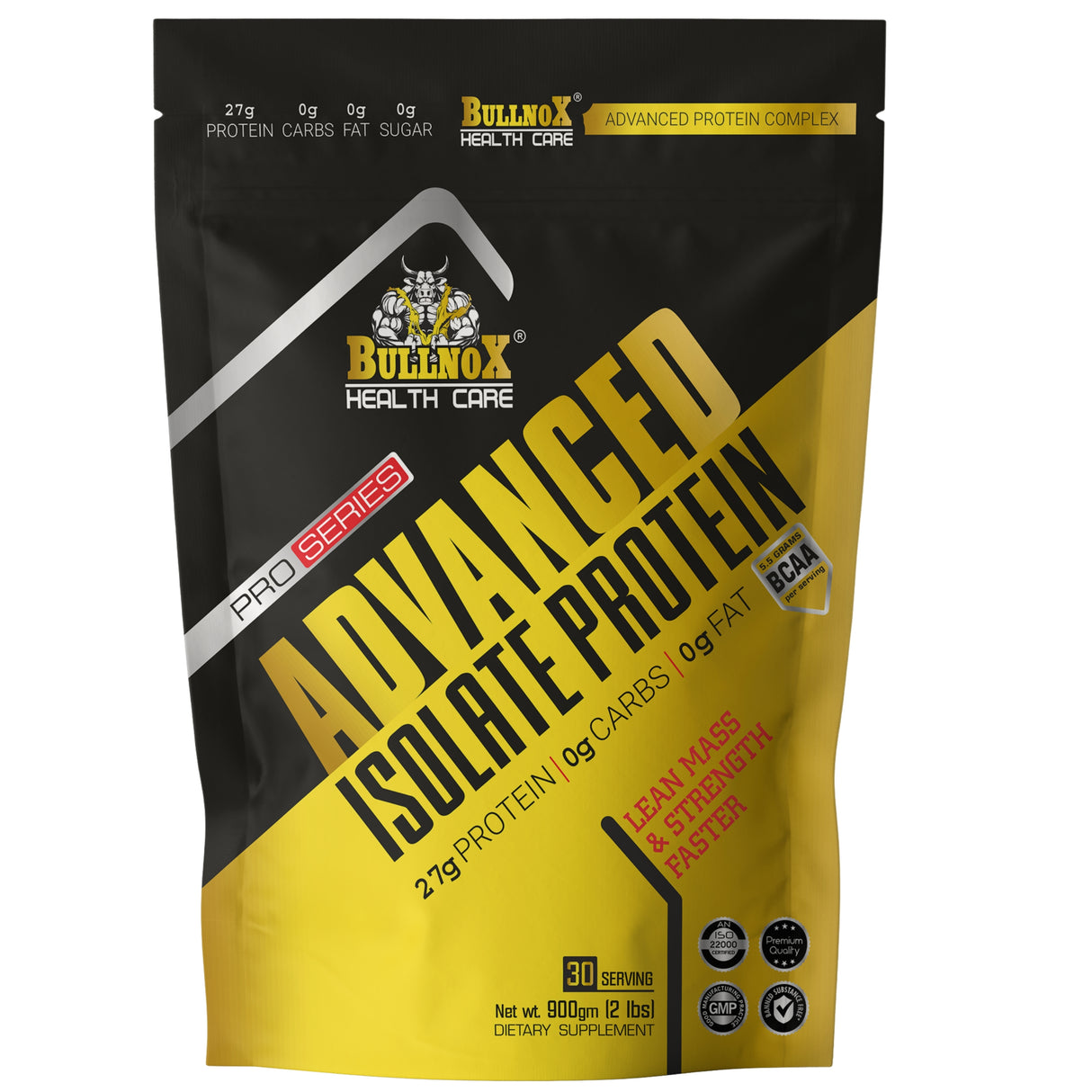 Bullnox Advanced ISOLATE Protein 900gm 30 Servings
