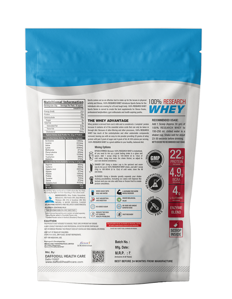 Daffodill Research Whey 2lbs