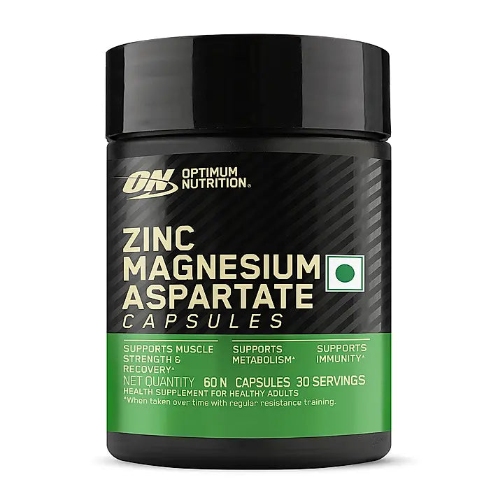 Zinc Magnesium Aspartate (ZMA) 60 Capsules | Recovery & Sleep Support Supplement