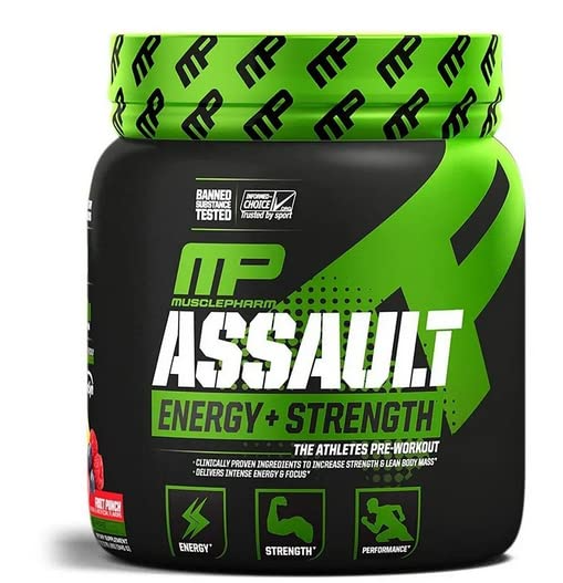 MP Assault Strong Pre Workout 30 Servings Fruit Punch flavour