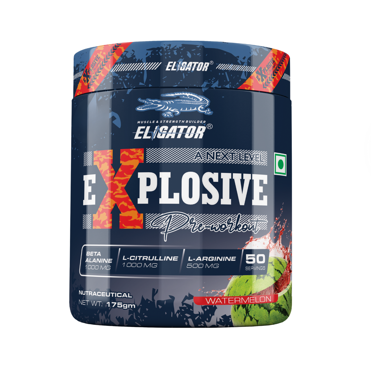 Eligator Explosive Pre Workout 175gm 50 Servings