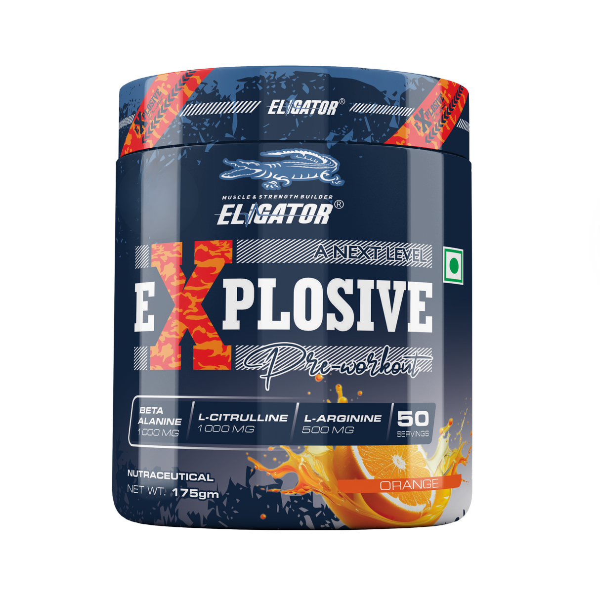 Eligator Explosive Pre Workout 175gm 50 Servings
