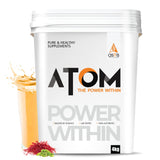 AS-IT-is Atom Whey Protein with Digestive Enzymes | Kesar Elaichi (4kg)