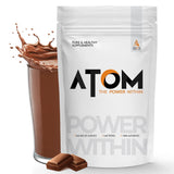 ATOM Whey Protein With Digestive Enzymes | Double Rich Chocolate (1kg)