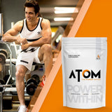 ATOM Whey Protein With Digestive Enzymes | Double Rich Chocolate (1kg)