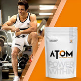 AS-IT-is Atom Whey Protein with Digestive Enzymes | Kesar Elaichi (1kg)