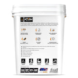 ATOM Whey Protein With Digestive Enzymes | Double Rich Chocolate (4kg)