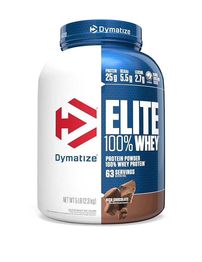 Dymatize Elite 100% Whey Protein | Rich Chocolate | 2.3kg