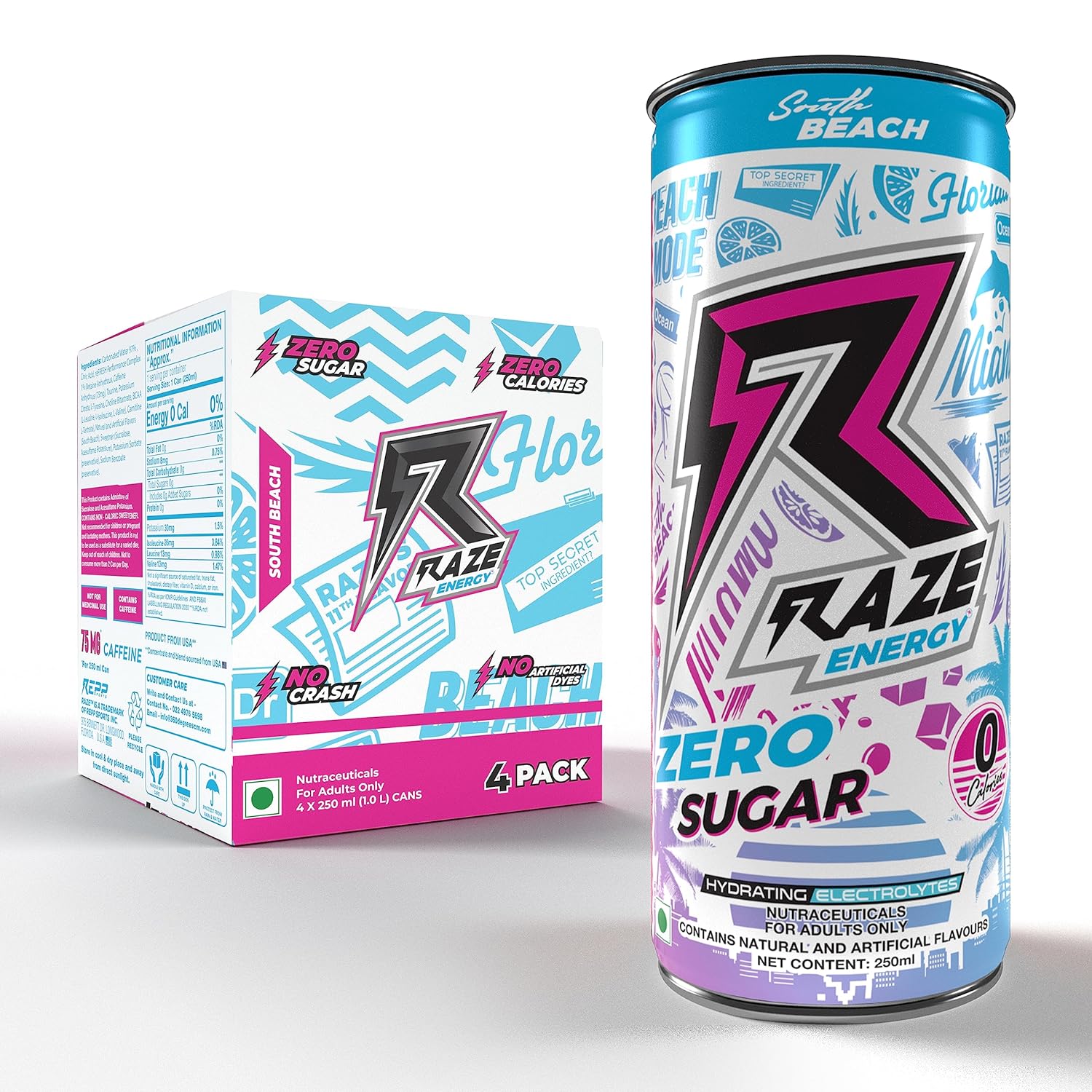 RAZE Functional Energy Drink - 250ml Online Proteins (MEDGLOBE THERAPEUTICS LIMITED) RAZE Functional Energy Drink - 250ml Online Proteins (MEDGLOBE THERAPEUTICS LIMITED)