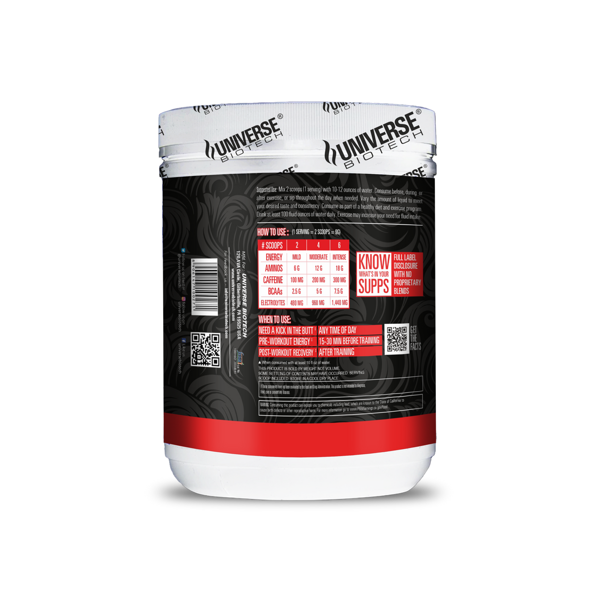 Universe Biotech Amino Energy