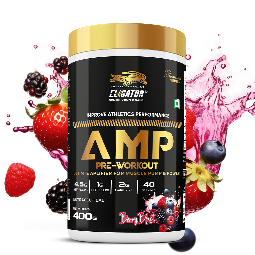 Eligator Premium Series AMP Pre-Workout 400gm 40 Servings