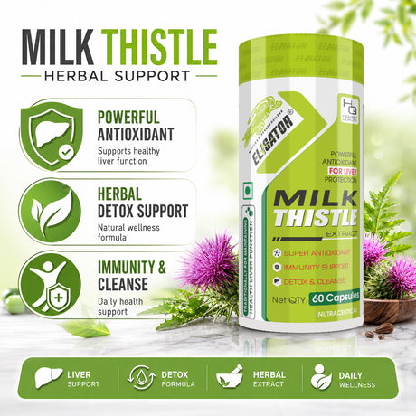 Eligator Milk Thistle 60 Capsules