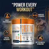 Eligator Creatine Monohydrate Unflavoured 250gm 83 Servings