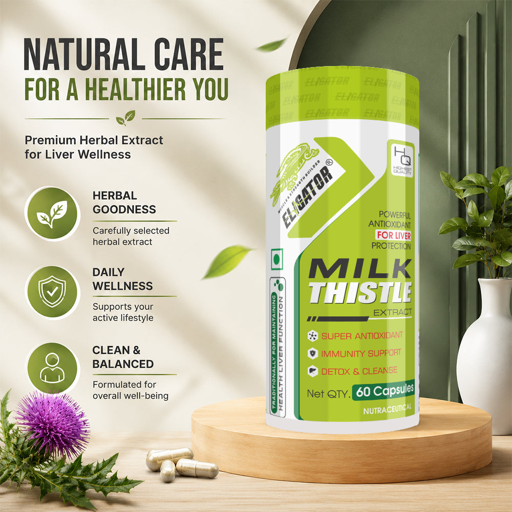 Eligator Milk Thistle 60 Capsules