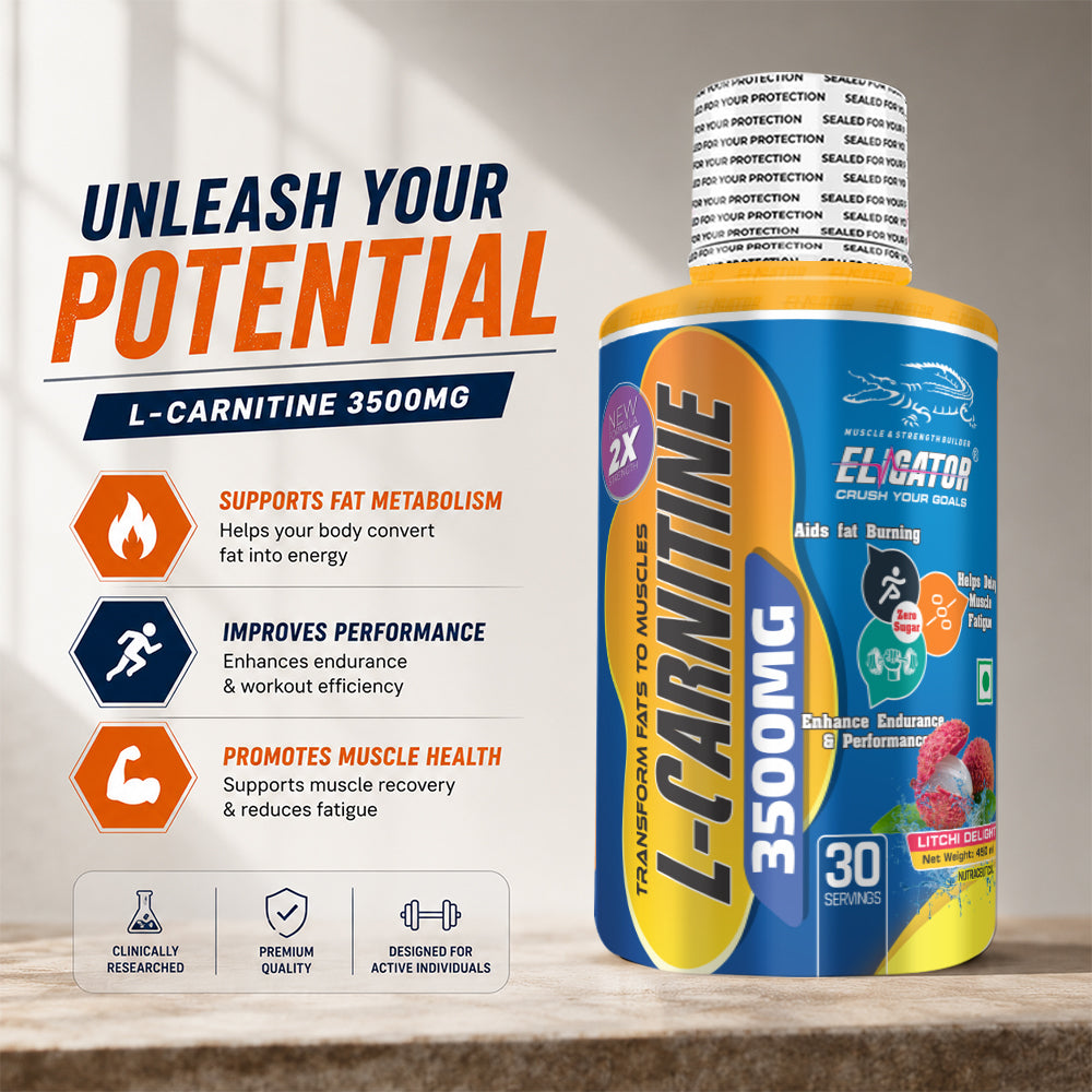 Eligator L-Carnitine 3500MG 30 Servings