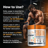 Eligator Creatine Monohydrate Unflavoured 250gm 83 Servings