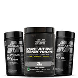 Muscletech Platinum Multivitamin, 100% Creatine Monohydrate and Omega Fish Oil