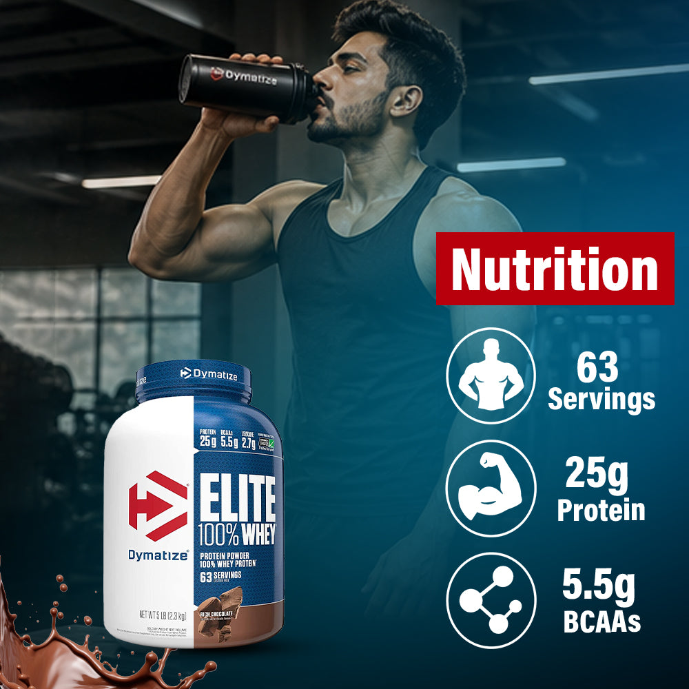 Dymatize Elite 100% Whey Protein | Rich Chocolate | 2.3kg