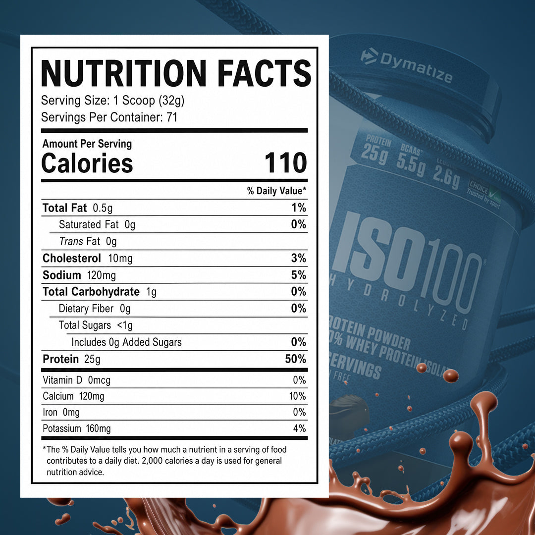 Dymatize Iso 100 Hydrolyzed Protein Powder | 2.3kg