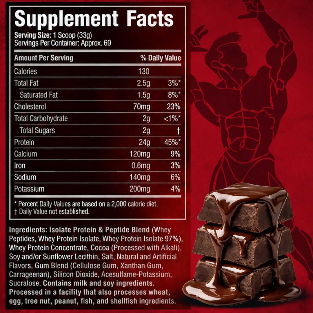 MuscleTech Nitrotech 100% Whey Gold  Double Rich Chocolate (1.81 kg)