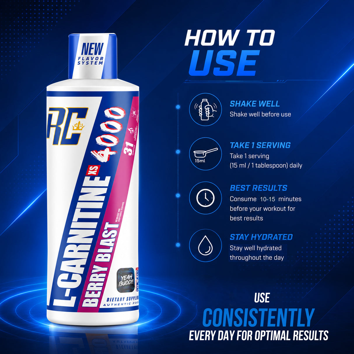 Ronnie Coleman L Carnitine XS 4000 Signature Series