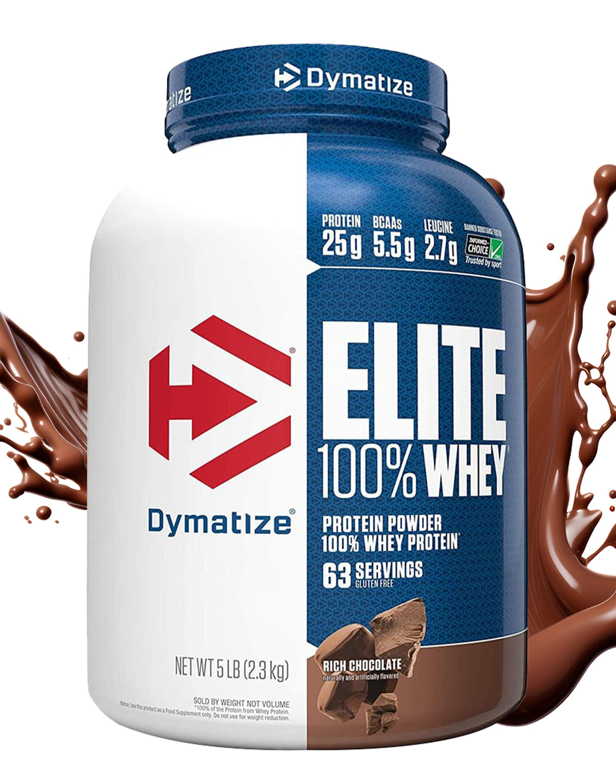 Dymatize Elite 100% Whey Protein | Rich Chocolate | 2.3kg