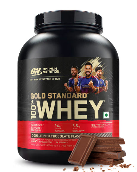 Optimum Nutrition (ON) Gold Standard 100% Protein Powder (2.27 kg, Double Rich Chocolate)