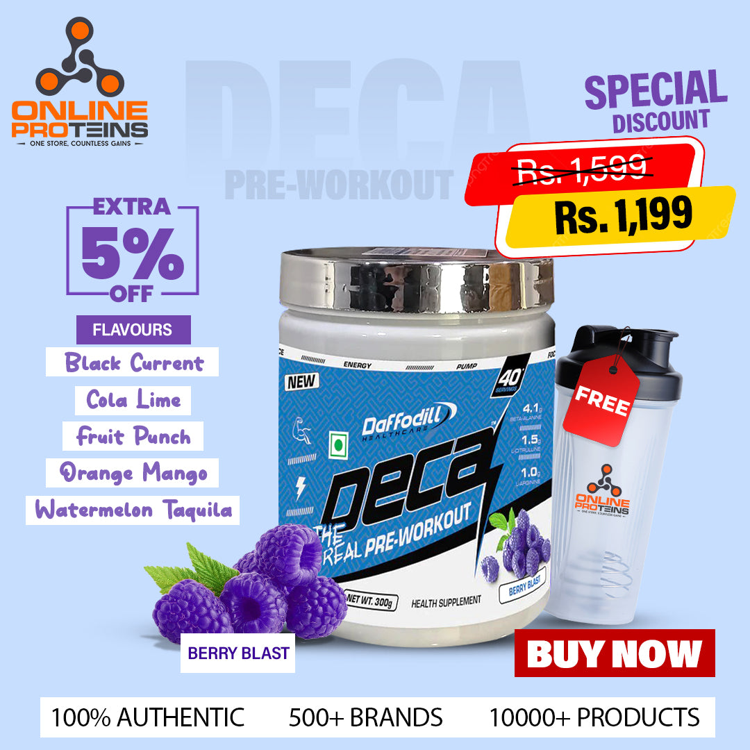 Daffodill DECA Pre-Workout 300gm 40 Servings