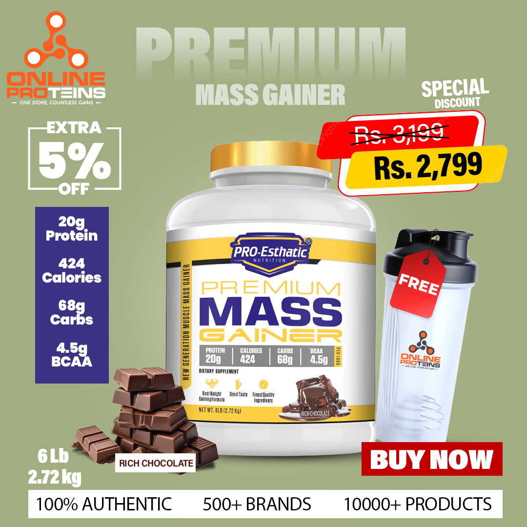 Pro-Esthatic Premium Mass Gainer 6lb (2.72kg) – Platinum Series