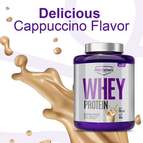 Pro-Esthatic Whey Protein 25g Protein 80 Servings 5.29lbs (2.40kg) | Platinum Series