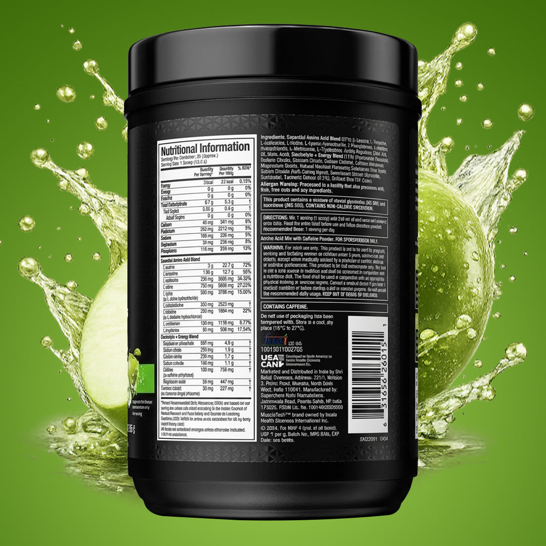Muscletech EAA+ Energy Amino Acid, Muscle Building, Recovery