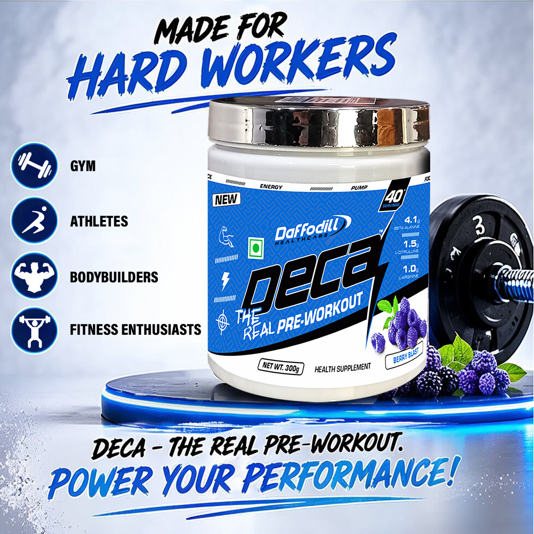 Daffodill DECA Pre Workout 300gm 40 Servings