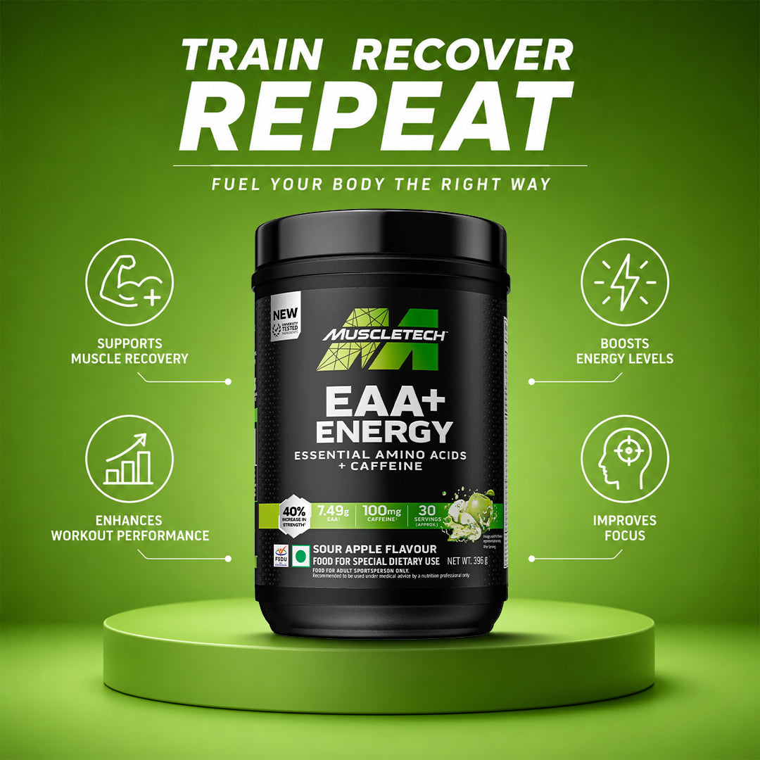 Muscletech EAA+ Energy Amino Acid, Muscle Building, Recovery