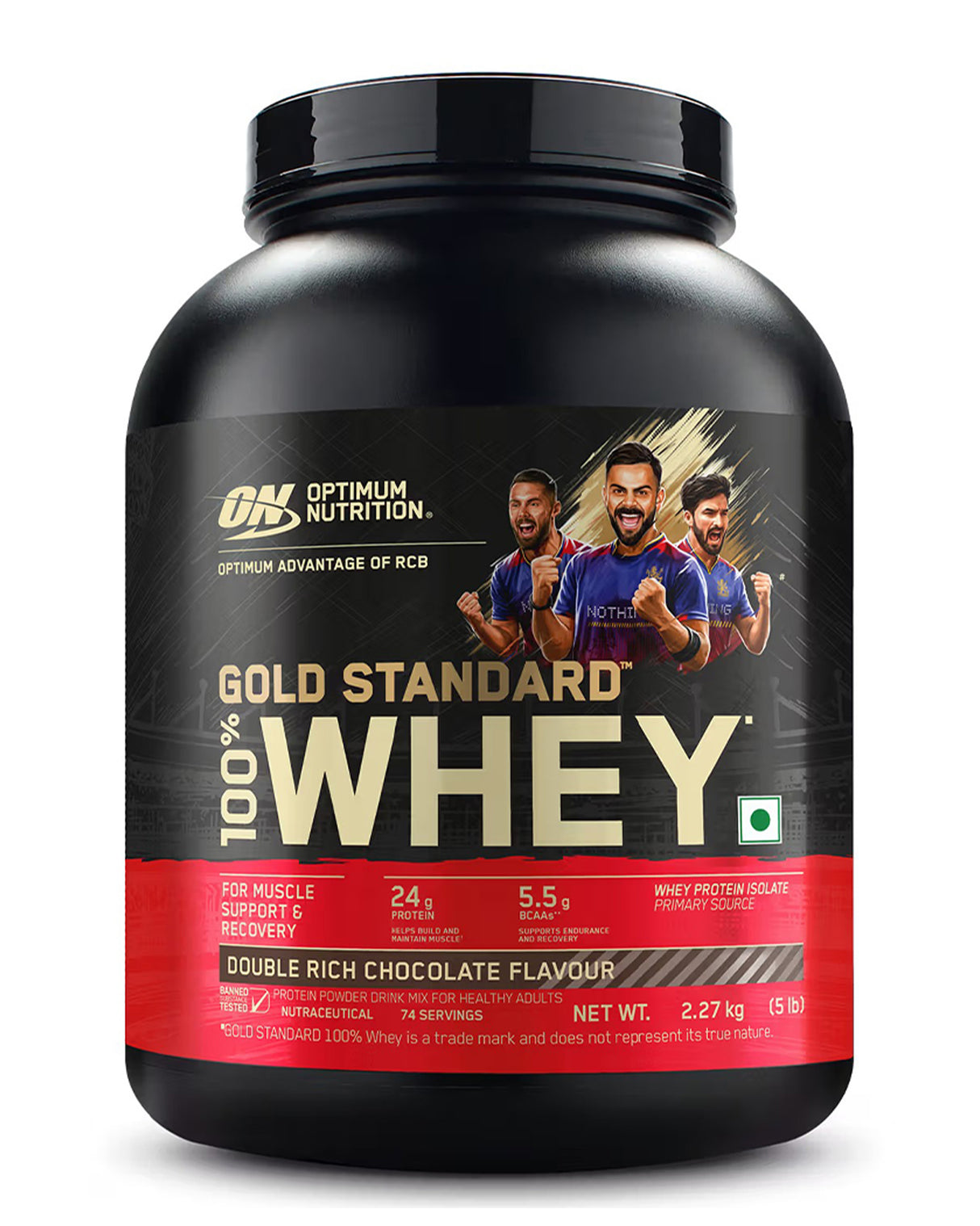 Optimum Nutrition (ON) Gold Standard 100% Protein Powder (2.27 kg, Double Rich Chocolate)