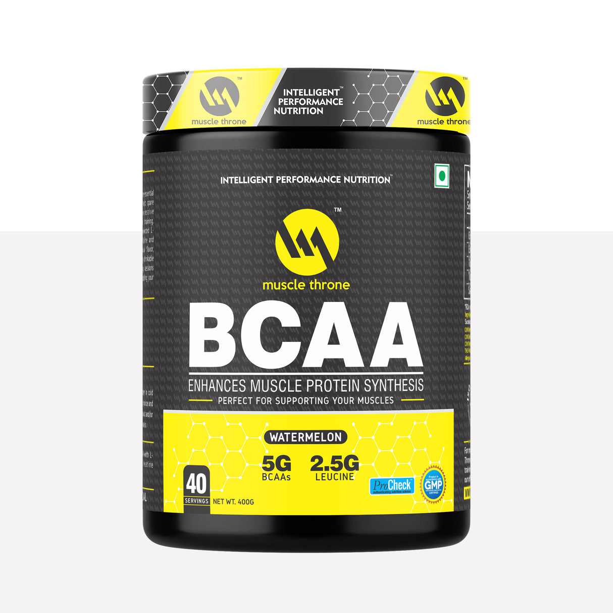 MUSCLE THRONE BCAA, 400GM (40 SERVINGS)