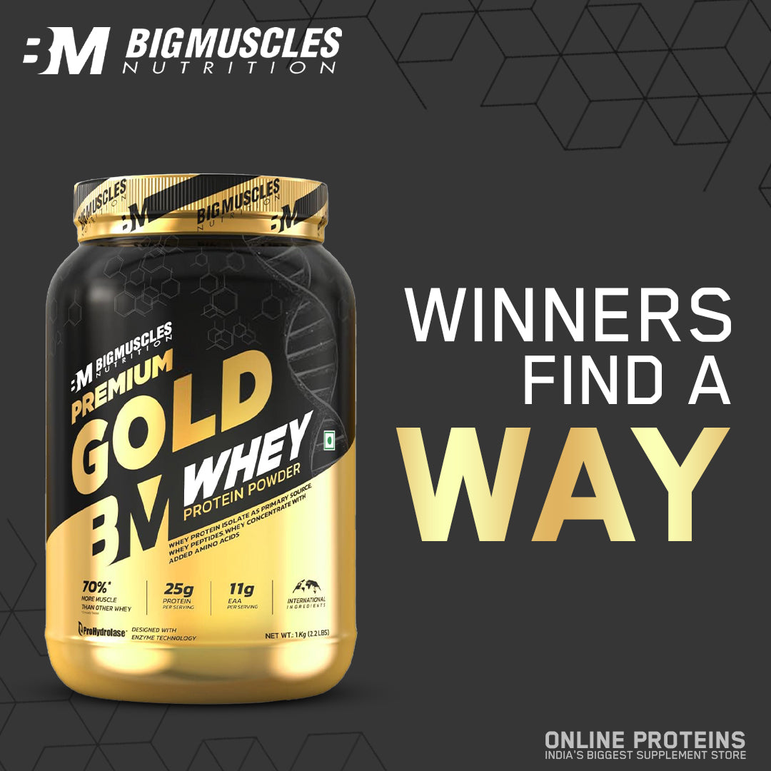 Bigmuscles Nutrition Premium Gold Whey | 1 kg