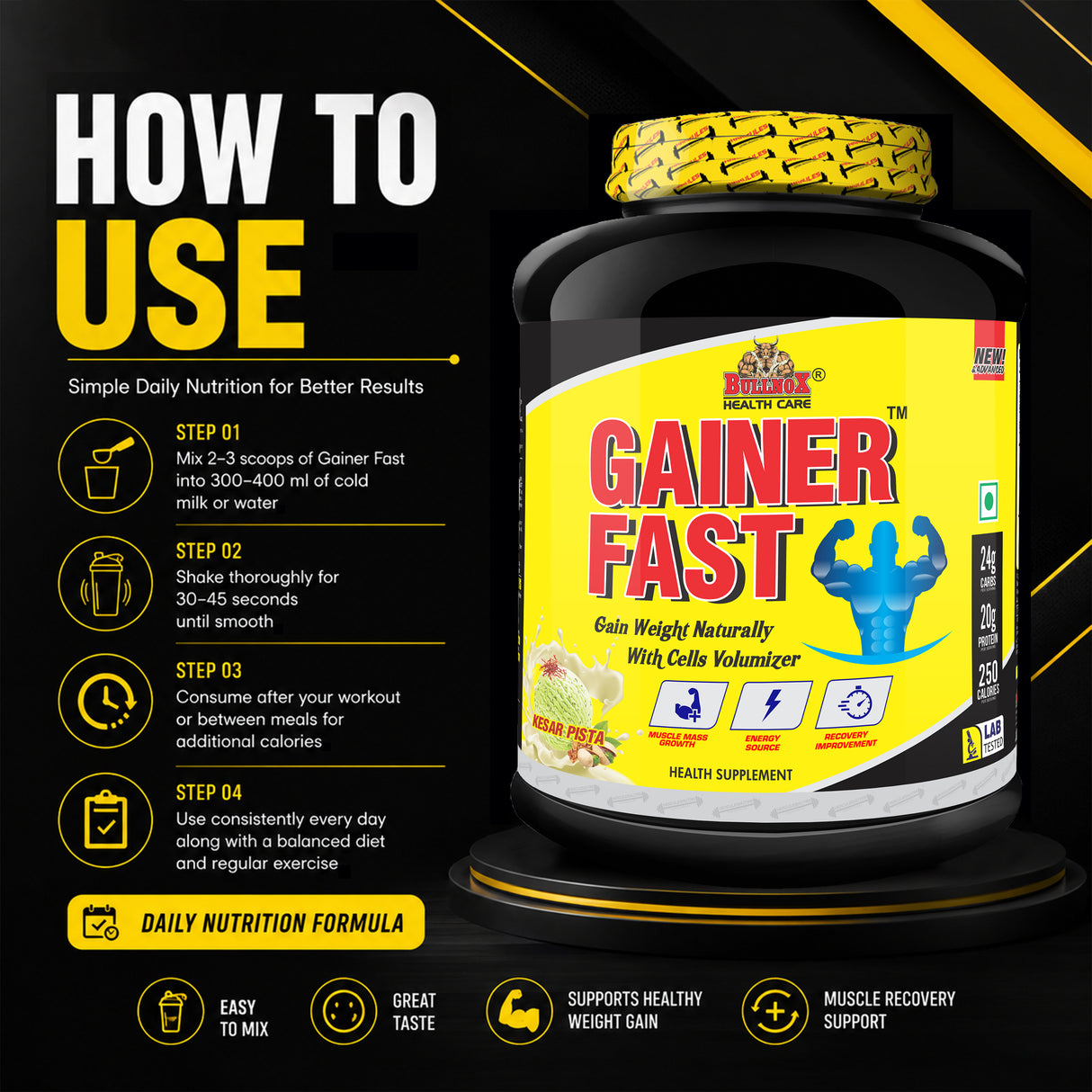Bullnox Gainer Fast Weight Gainer