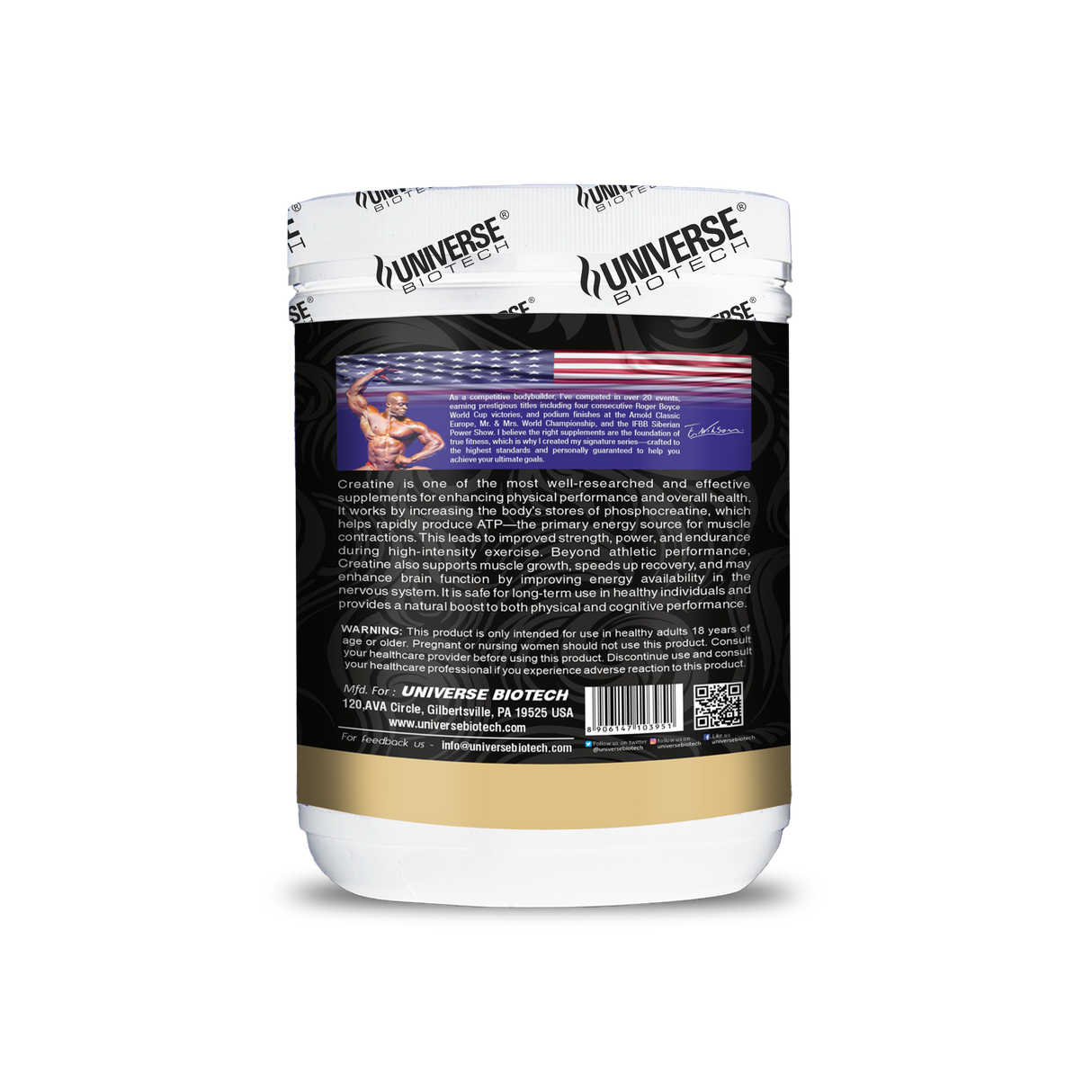 Universe Biotech  Micronized Creatine Monohydrate