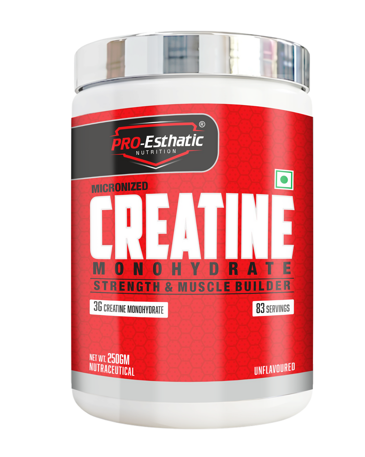 Pro Esthatic Creatine Monohydrate 250gm 83 Servings