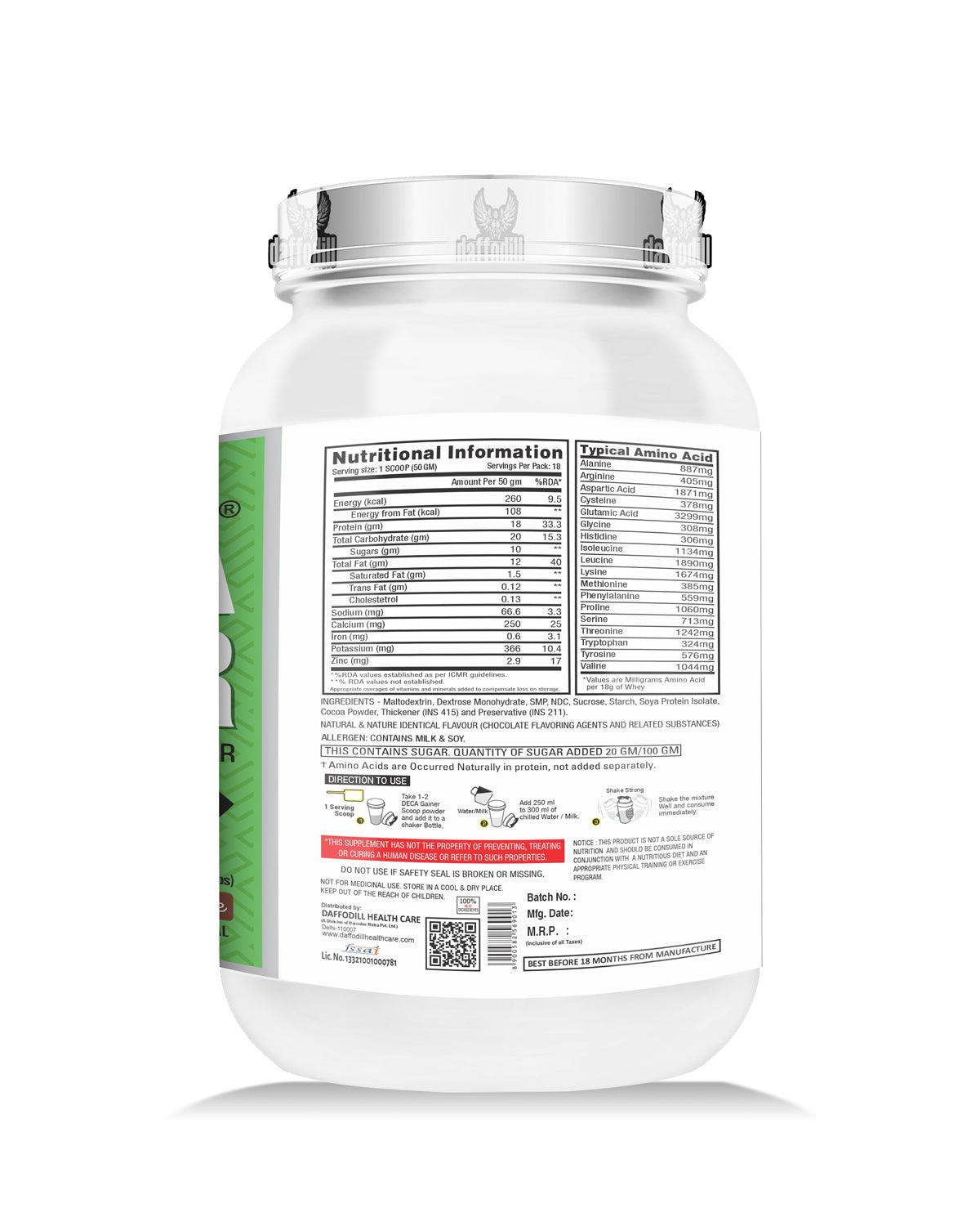 Daffodill Deca Gainer Powder