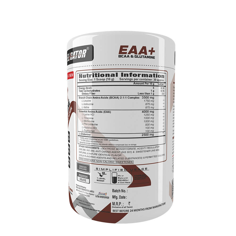 Eligator Nutrition Eaa Plus Bcaa And Glutamine (30 Servings)