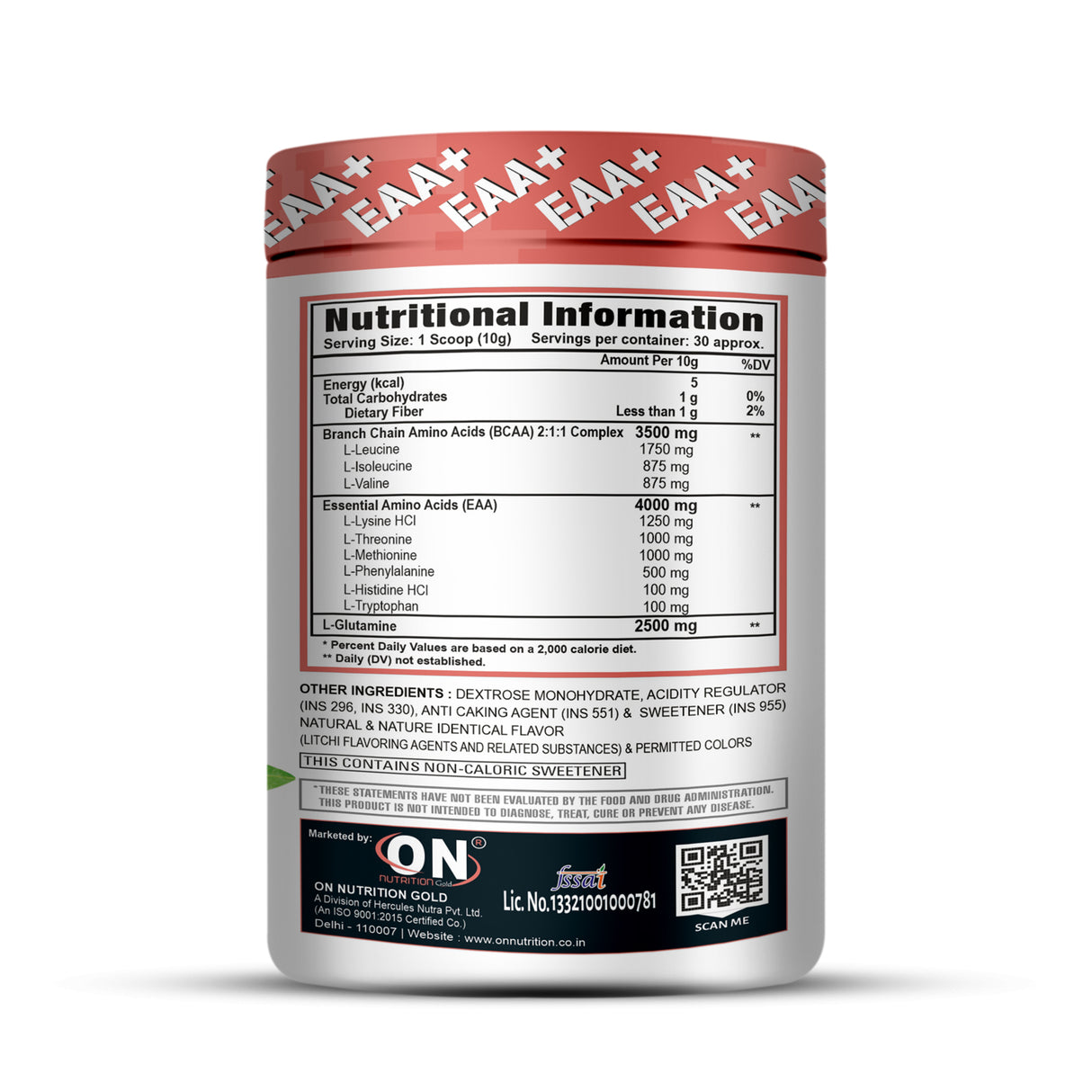 On Nutrition Gold EAA Plus - 300g (30 Servings)