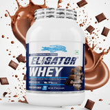 Eligator Whey Protein - 2kg with Free Creatine Monohydrate 100gm & Eligator L-Arginine 60 Tablets
